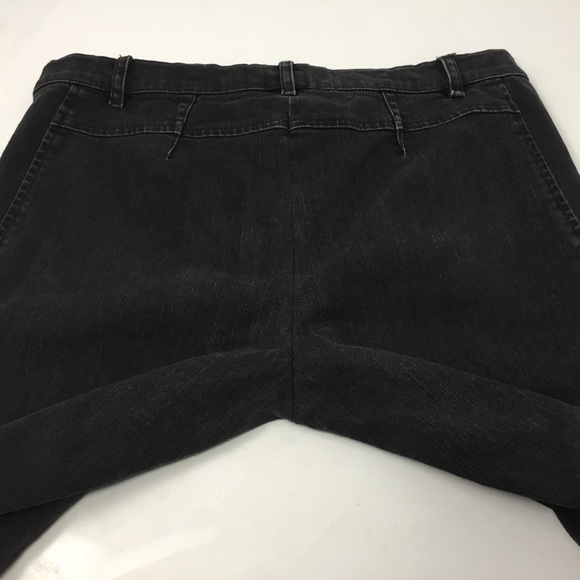 The Row Washed Black Ankle Zip Detail Skinny Jeans - Picture 8 of 13